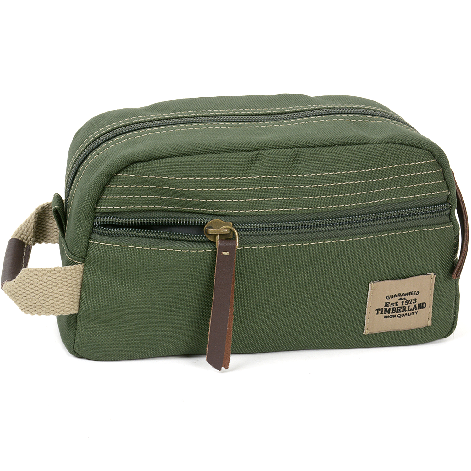 Timberland Travel Kit Toiletry Bag Overnight Handle Case Canvas Shaving